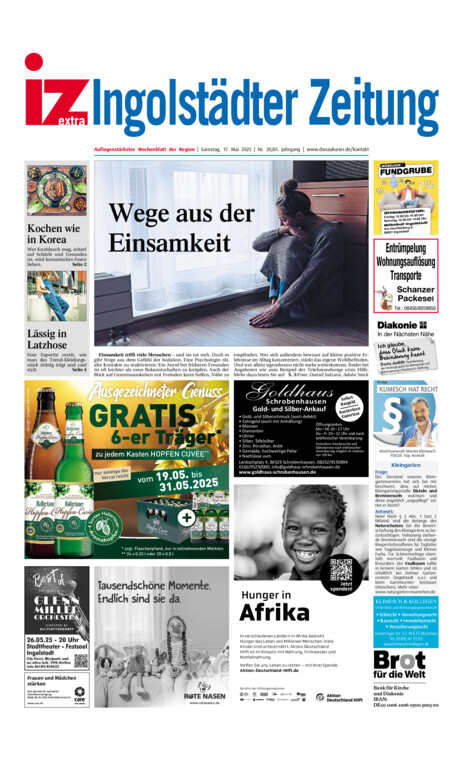 Ingolstädter Anzeiger vom Samstag, 17.05.2025