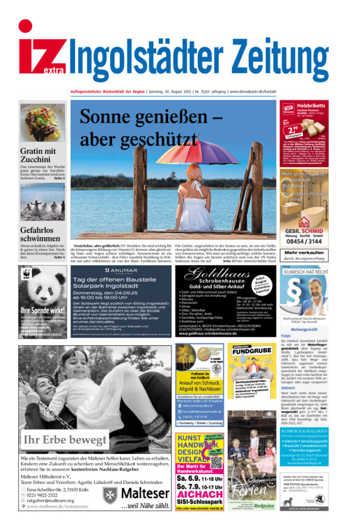 Ingolstädter Anzeiger vom Samstag, 30.08.2025