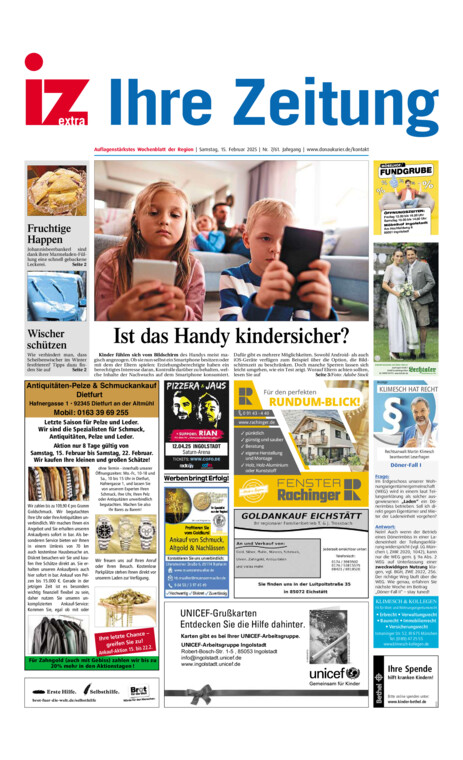 Eichstätter Anzeiger vom Samstag, 15.02.2025