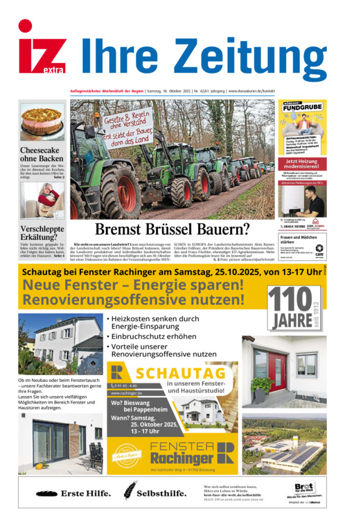 Eichstätter Anzeiger vom Samstag, 18.10.2025
