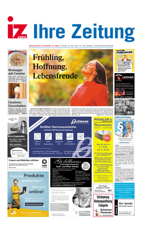 Eichstätter Anzeiger vom Samstag, 22.03.2025
