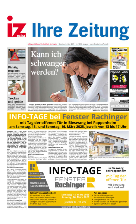 Eichstätter Anzeiger vom Samstag, 08.03.2025