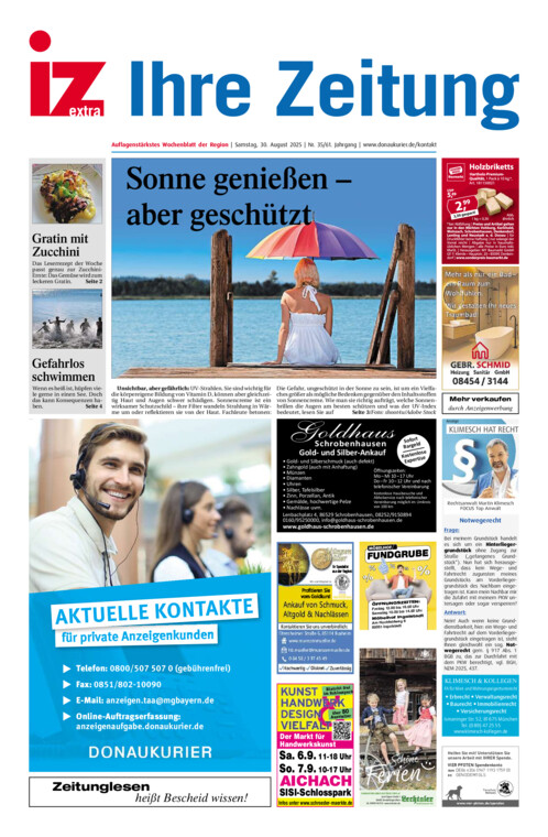 Eichstätter Anzeiger vom Samstag, 30.08.2025