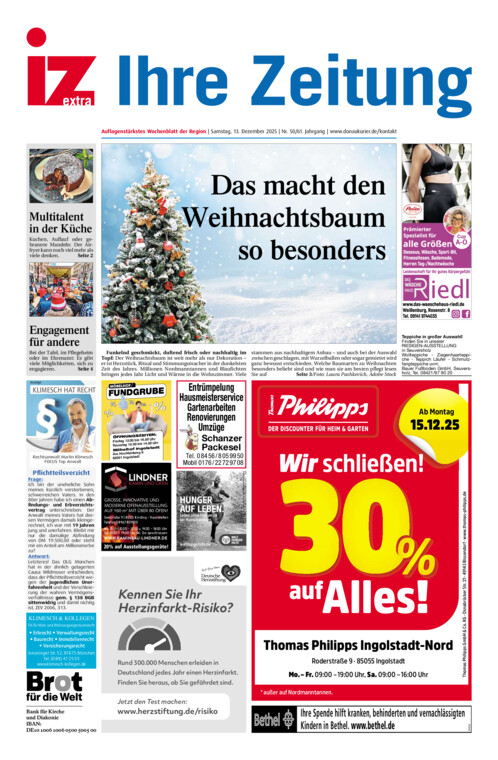 Eichstätter Anzeiger vom Samstag, 13.12.2025