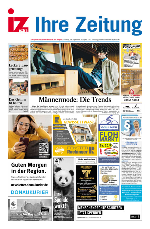 Eichstätter Anzeiger vom Samstag, 13.09.2025