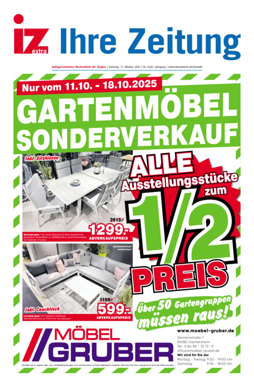 Eichstätter Anzeiger vom Samstag, 11.10.2025
